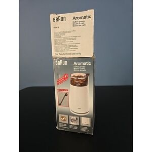 Vintage BRAUN Aromatic COFFEE SPICE Grinder‎ Gourmet Edition KSM4